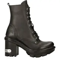 New rock - Gothic Laars - Neotyre Negro - EU36 tot EU43 - voor Vrouwen - zwart - Maat 37
