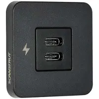 Scanstrut Double Usb-c Indoor Charger Zilver