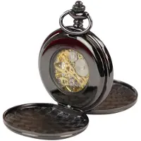 TruClothing Klassiek mechanisch zakhorloge Peaky Blinders Vintage skelet automatisch