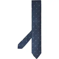 Hackett London Casual Dot Heren Navy Stropdassen