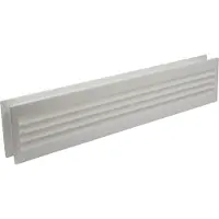 Toolstation Deurventilatie rooster 2-delig 455x90mm wit