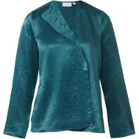 Comma Blouse cyaan blauw