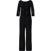 Comma Jumpsuit antraciet / zwart