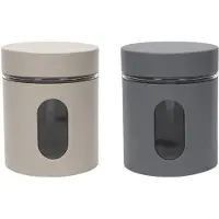 Kitchen Tools Voorraadpot zand of grijs mat 0.6L