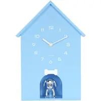 Karlsson Hondenhuisje voor klokken, met hond, zachtblauw
