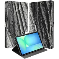 B2Ctelecom Book Case voor Samsung Galaxy Tab S10 FE Plus Tablet Hoesje Boomschors met Standaard