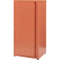 En.casa Metalen kast Burlöv 88x40x35 cm baksteenrood []