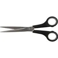 Creotime kinderschaar zwart 17 cm rechts en linkshandig 12 stuks