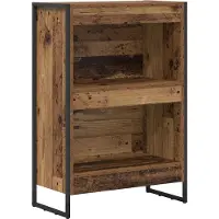 vidaXL Boekenkast 60 x 30 x 86,5 cm Bewerkt hout Oud Hout