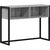 vidaXL Bijzettafel Grijs Sonoma 100 x 36 x 75 cm Bewerkt hout
