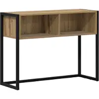 vidaXL Bijzettafel Ambachtelijk Eiken 100 x 36 x 75 cm Bewerkt hout
