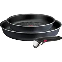Tefal Ingenio So'Light L7239023 Set van 2 braadpannen 22/28cm + afneembare handgreep - Inductie