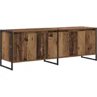 vidaXL TV Kast 140 x 36 x 49,5 cm Oud Hout Bewerkt hout