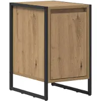vidaXL Nachtkastje Ambachtelijk Eiken 39,5 x 30 x 50 cm Bewerkt hout