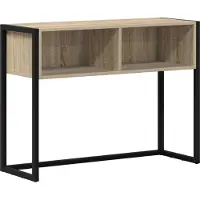vidaXL Bijzettafel Sonoma 100 x 36 x 75 cm Bewerkt hout