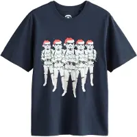Next Shirt navy / knalrood / wit