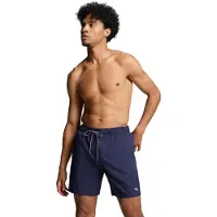 Puma Swim Halflange Zwembroek voor Heren, Blauw, Maat XS