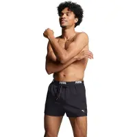 Puma Swim Logo Short Heren Zwembroek - zwart - Maat S