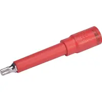 SW-Stahl 05924L-M8 dopsleutelinzet 3/8 inch I voor geïsoleerde VDE-ratel I binnenspline bitinzet
