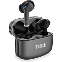 Ksix BXTW11N, True Wireless Stereo (TWS), 20 - 10000 Hz, Gesprekken/muziek, Koptelefoon met microfoon, Zwart
