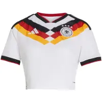 Adidas Tricot 'Germany 26 Home Cropped' curry / rood / zwart / wit