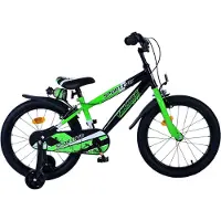 Volare Sportivo Kinderfiets - Jongens - 18 inch - Groen Zwart - Twee Handremmen