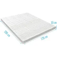 Droommatras Harde topdekmatras 120x200 dikte 10 cm