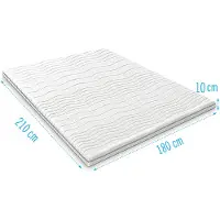 Droommatras Harde topdekmatras 180x210 dikte 10 cm