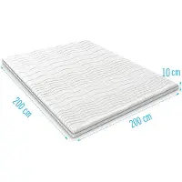 Droommatras Harde topdekmatras 200x200 dikte 10 cm