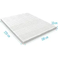 Droommatras Harde topdekmatras 180x220 dikte 10 cm