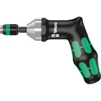 Wera 7463 Kraftform Pistoolgreep Instelbare Momentschroevendraaier met standaardinstellingen met Rapidaptor Snelwisselhouder, 1/4 duim,4,0 Nm - 1 stuk(s) - 05074728010