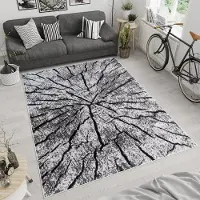 Tapiso Luxury Vloerkleed Grijs Modern Kleed Woonkamer Tapijt Maat- 160x220