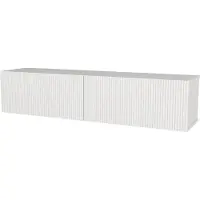 En.casa Tv-meubel Verpsboga zwevend 135x32x30 cm wit []