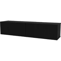 En.casa Tv-meubel Verpsboga zwevend 135x32x30 cm zwart []