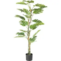 Beliani MONSTERA - Kunstplant - Groen - 155 cm - Kunststof