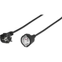 Vivanco Schuko-verlengsnoer M-v 5 M Zwart Verlengkabel
