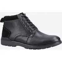 Hush puppies Dean Suède Heren Zwarte Laarzen
