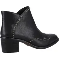 Hush puppies Waverly Leren Zwarte Damesschoenen