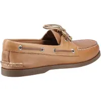 Sperry Authentic 2 Eye Leather Heren Bootsschoenen in Nootmuskaat
