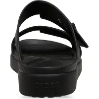 Crocs Brooklyn Buckle Dames Zwarte Sandalen