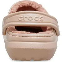 Crocs Classic Lined Thermoplastische Dames Roze Karamel Klompen