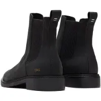 Toms Charlie Leren Dames Zwarte Laarzen