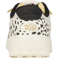 HeyDude Hayden Shine Polyester Damestrainers Ivoor/Multi