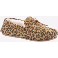 Hush puppies Allie Suède Luipaard Pantoffels Voor Dames