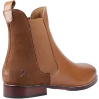 Hush puppies Colette Leren Dames Tan Platte Chelsea Laarzen