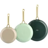 Greenpan Pannenset Shades Met Keramische Antikleeflaag - Natural (3-delig)