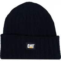 CAT Rib Horloge Unisex Volwassenen Zwarte Muts