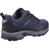 Cotswold Abbeydale Low Polyester Heren Wandelschoenen In Blauw/Zwart/Grijs.