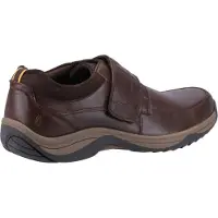 Hush puppies Douglas Leren Heren Koffie Mocassins Schoenen