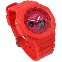 Invicta Activa X DIGITAL ESSENTIALS ACW423-011 Heren Horloge - Quartz Uurwerk - Plastic met rode Wijzerplaat - 45mm